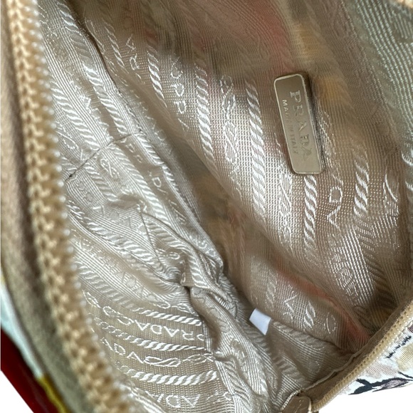 Prada Urban rare Sketch Cosmetic Pouch with Red Accents - Picture 6 of 7